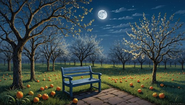 Jardiner avec la lune : les phases pour un verger prospère